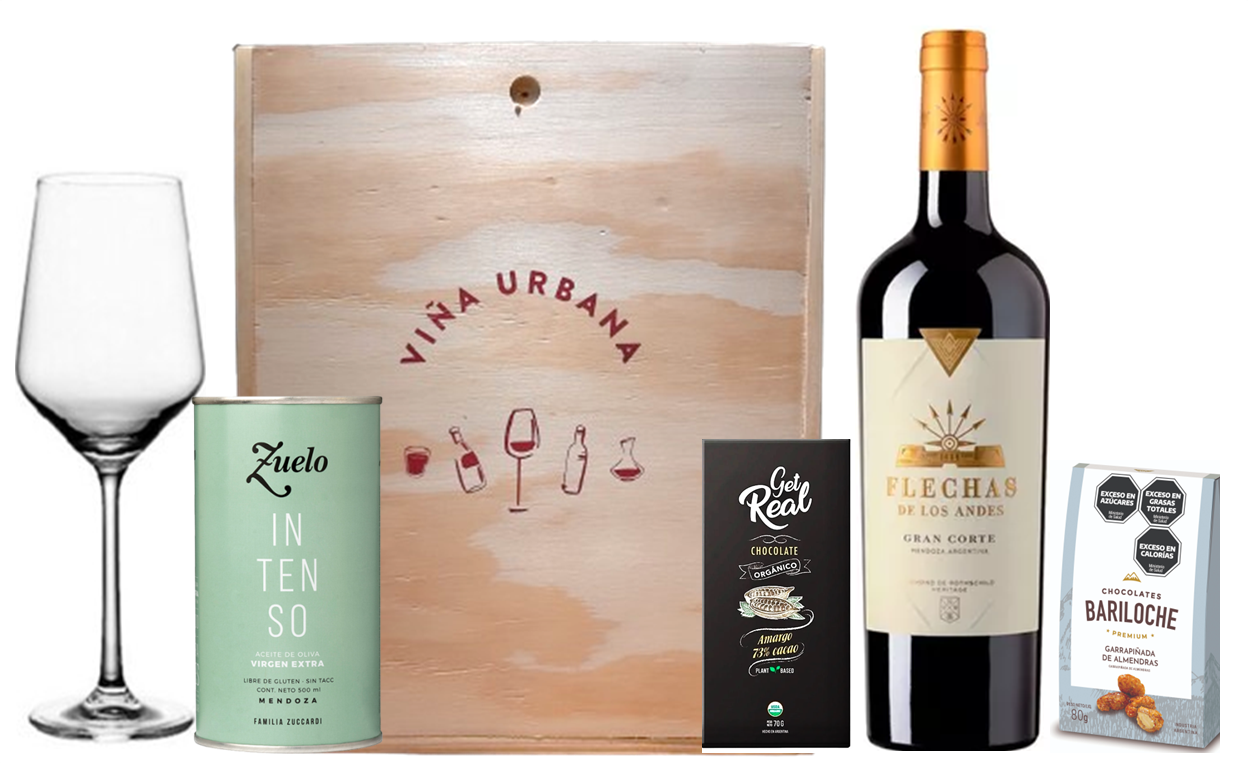 Caja Navideña Flechas De Los Andes Gran Corte + Delicatessen