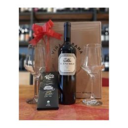 Combo El Enemigo Malbec + 2 Copas + Chocolate 70% Cacao