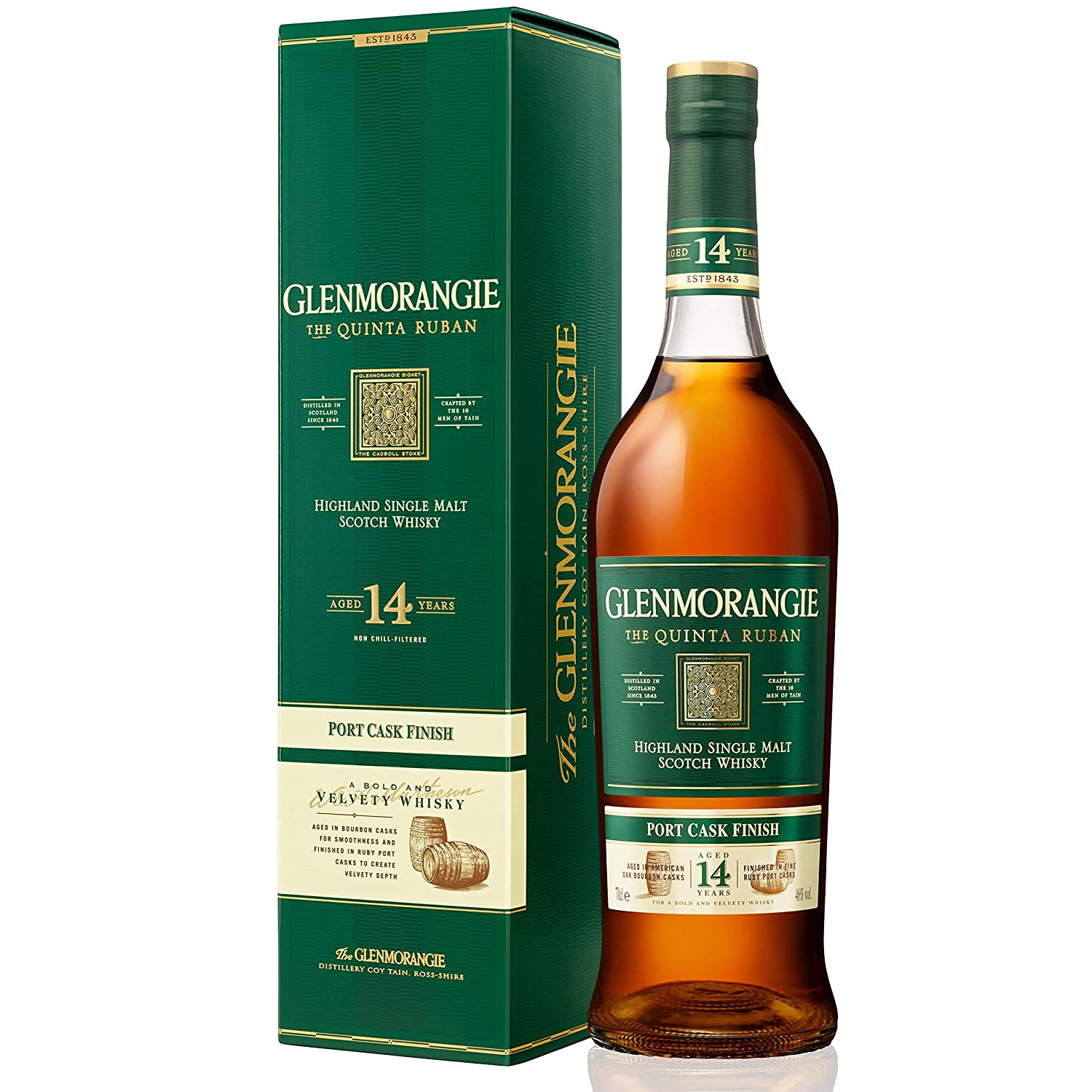 GLENMORANGIE THE QUINTA RUBAN 14 AÑOS