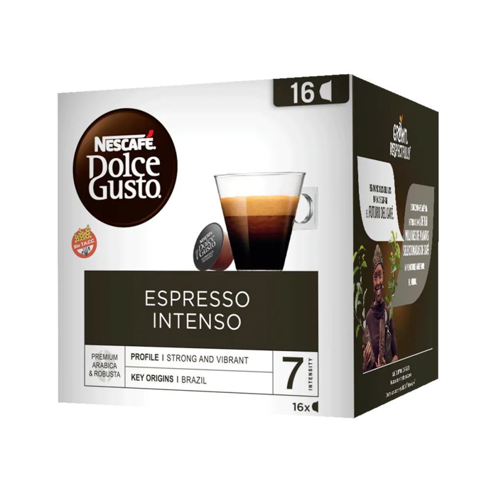 NESCAFÉ DOLCE GUSTO ESPRESSO INTENSO CAJA X 16 CÁPSULAS