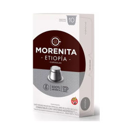 Café La Morenita Etiopía Caja X 10 Cápsulas, Aptas Nespresso
