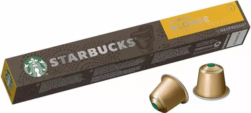 Starbucks Blonde Espresso Roast Caja X 10 Cápsulas Aptas Nespresso