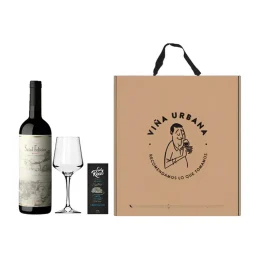 Saint Felicien Malbec + Copa y Chocoalte en Caja Cartón Viña Urbana